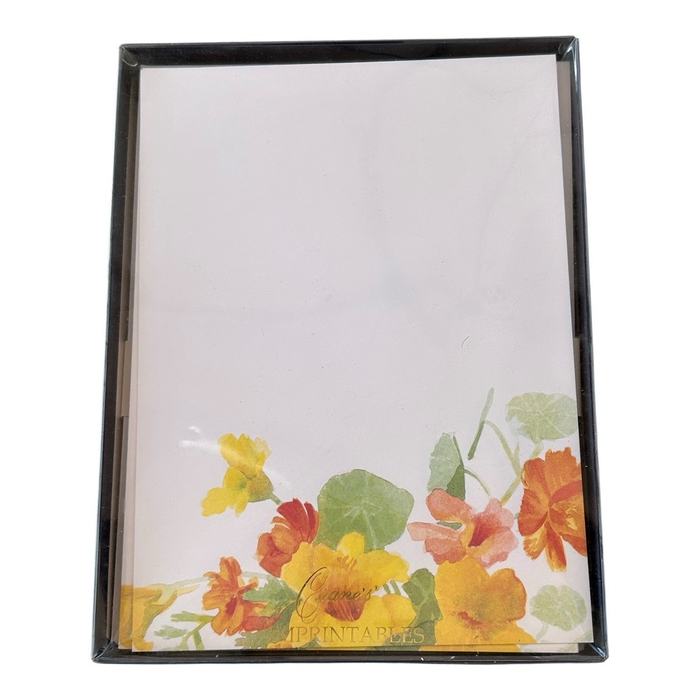 CRANE'S‎ printables Nasturtium laser cards 10cards/envelopes sc9301